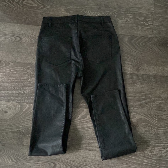 H&M Black Coated Pants - Picture 4 of 4